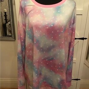 Build-A-Bear Light Pink And Blue Top